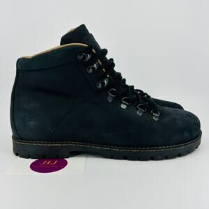 Birkenstock Women's Jackson Black Nubuck Leather Lace Up Boots Size 40 EU/ 9 US